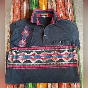Cripple Creek Aztec Western Polo